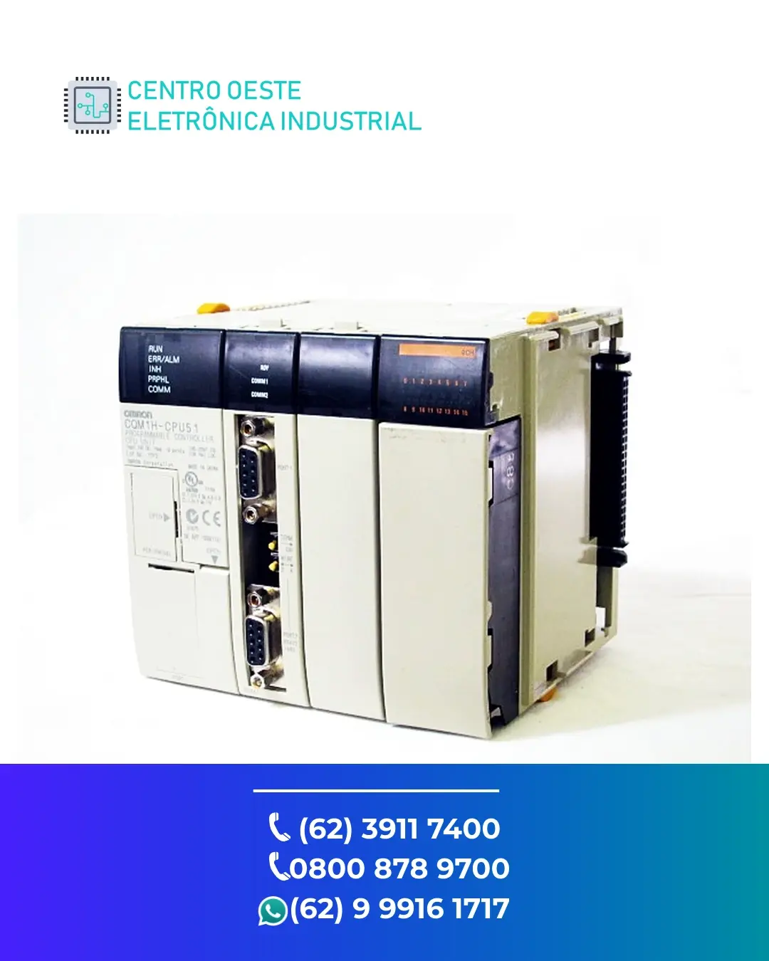 SUPORTE TÉCNICO PLC OMRON CQM1H GOIANIA