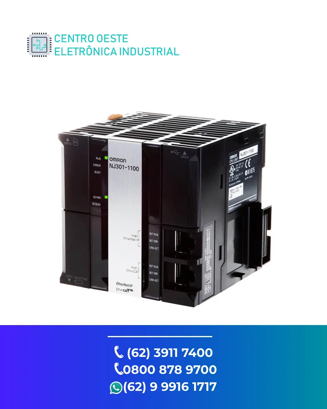 SUPORTE TÉCNICO PLC OMRON NJ101 BRASIL