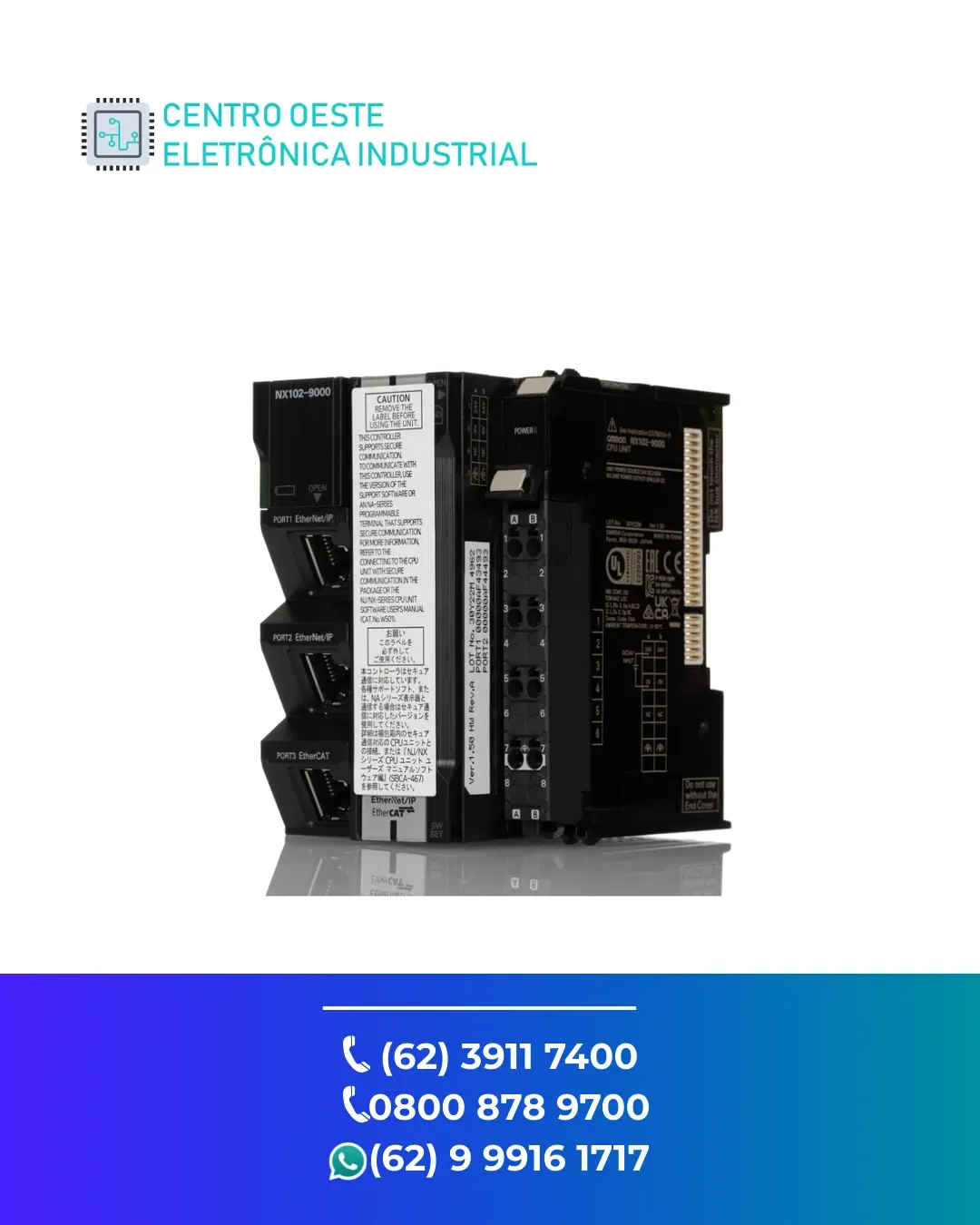 SUPORTE TÉCNICO PLC OMRON NX102 BRASIL
