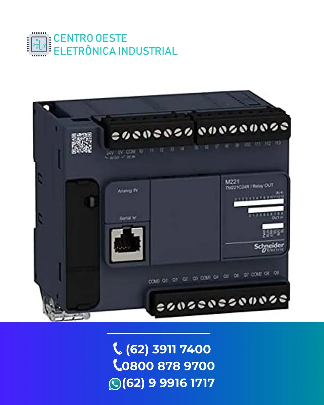 SUPORTE TÉCNICO PLC SCHNEIDER MODICON M221 BRASIL