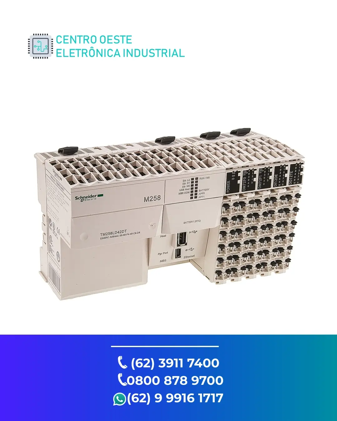 SUPORTE TÉCNICO PLC SCHNEIDER MODICON M258 GOIÁS