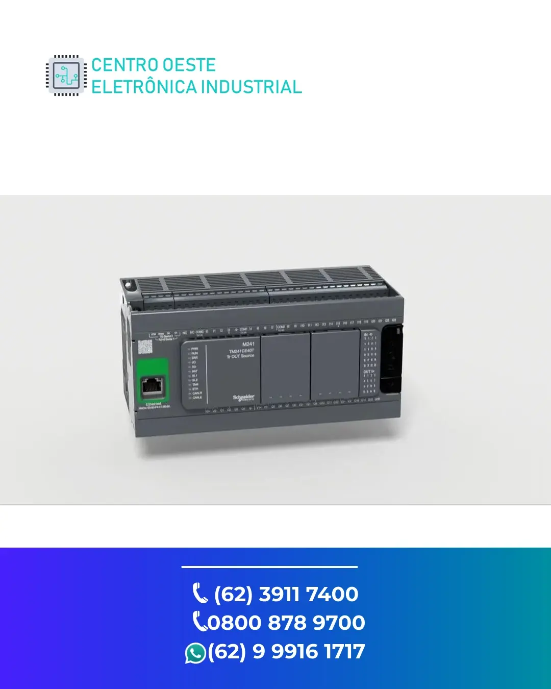 SUPORTE TÉCNICO PLC SCHNEIDER MODICON M340 GOIÁS
