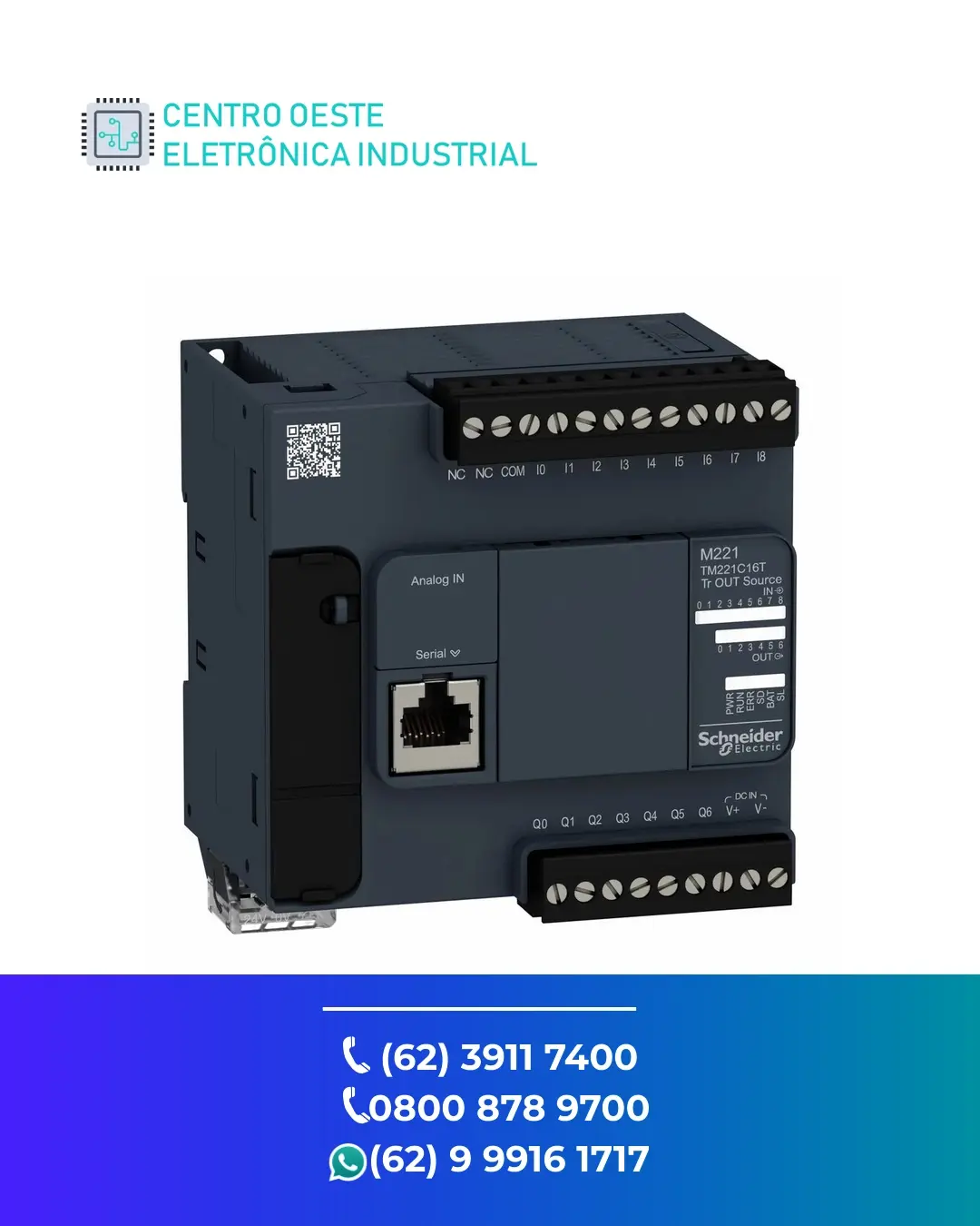SUPORTE TÉCNICO PLC SCHNEIDER MODICON M580 BRASIL