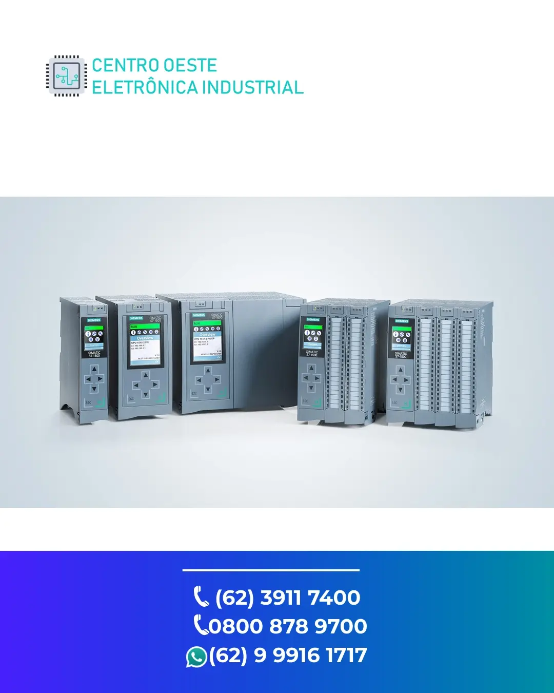 SUPORTE TÉCNICO PLC SIEMENS S7 1500T GOIANIA