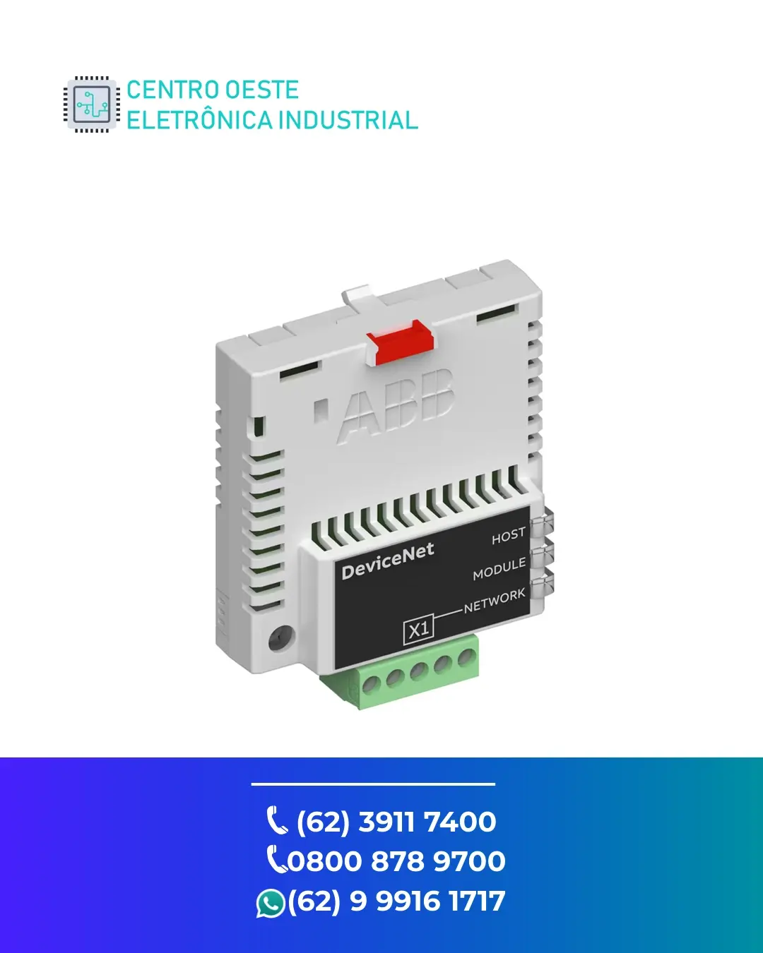 SUPORTE TÉCNICO REDE ABB DEVICENET GOIÁS
