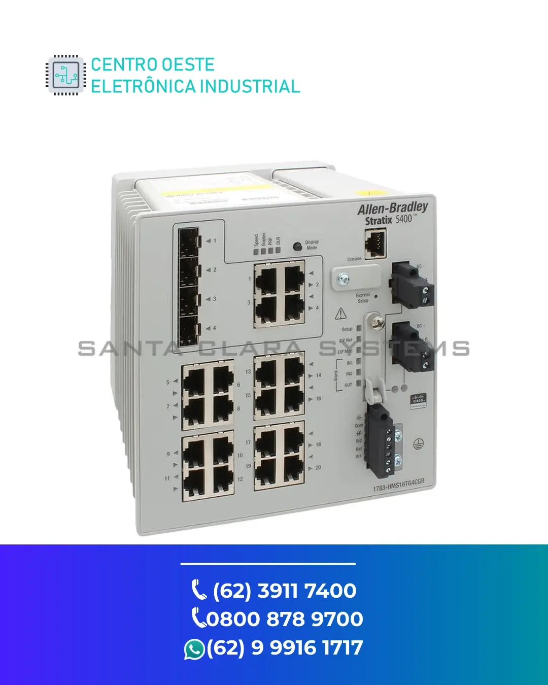 SUPORTE TÉCNICO REDE ALLEN BRADLEY STRATIX 5400 GOIANIA