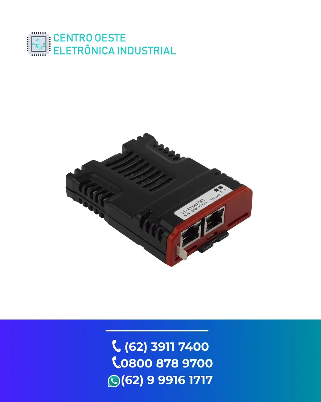 SUPORTE TÉCNICO REDE CONTROL TECHNIQUES ETHERCAT GOIANIA