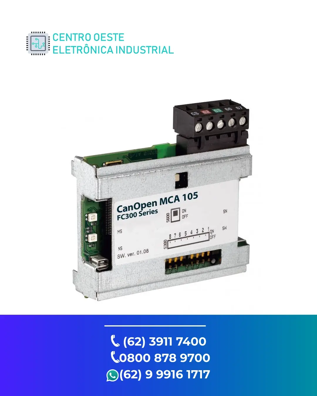 SUPORTE TÉCNICO REDE DANFOSS CANOPEN GOIÁS