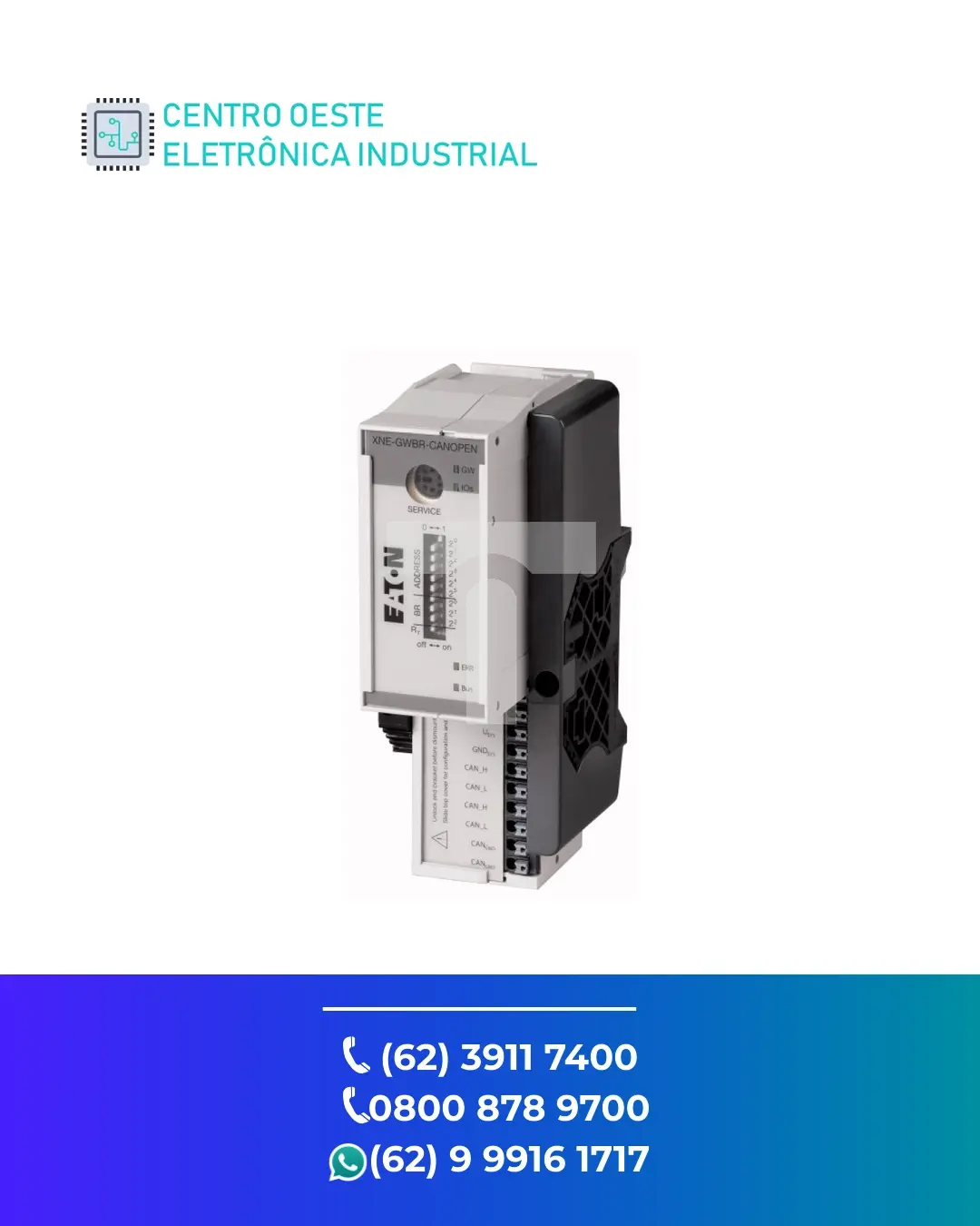 SUPORTE TÉCNICO REDE EATON CANOPEN GOIÁS