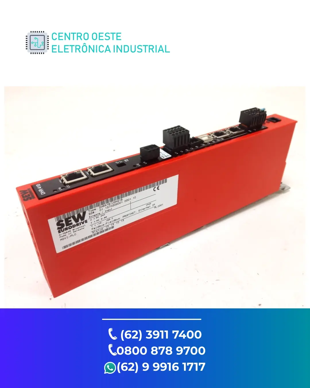 SUPORTE TÉCNICO REDE SEW EURODRIVE PROFINET GOIÁS