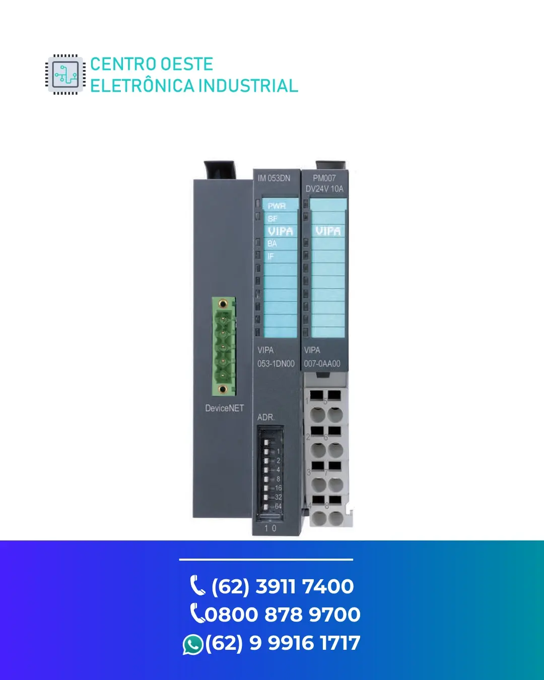 SUPORTE TÉCNICO REDE YASKAWA DEVICENET GOIÁS