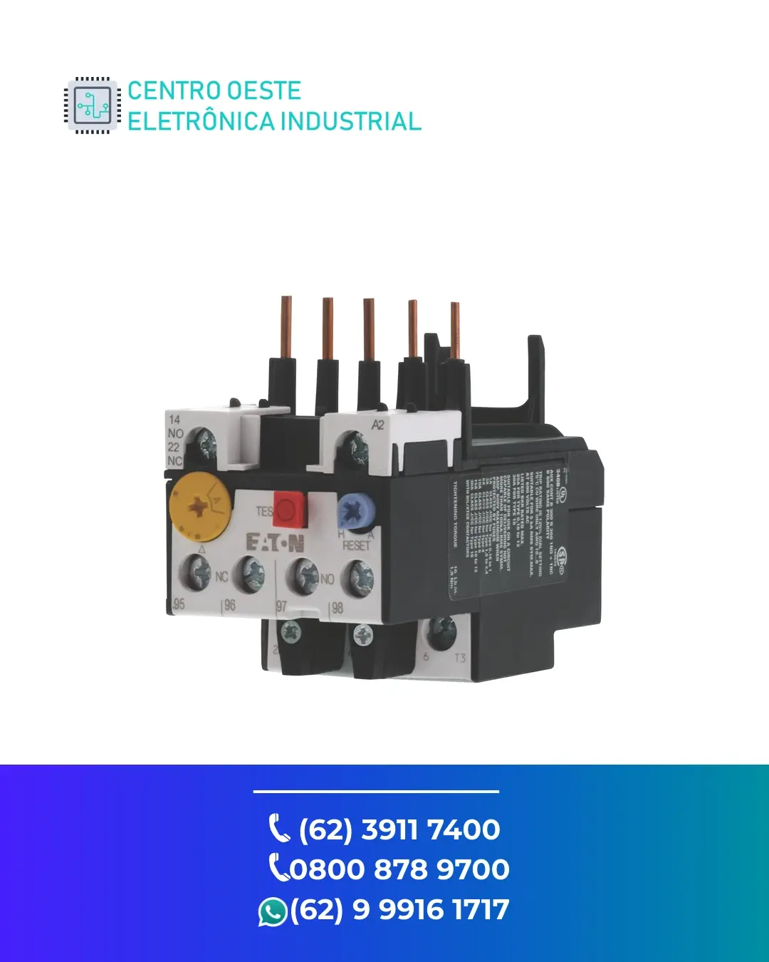 SUPORTE TÉCNICO RELE PROTECAO EATON EMR4 GOIANIA