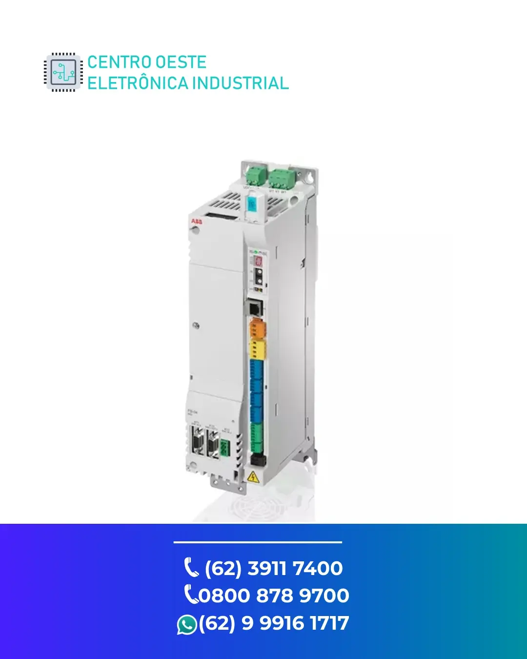 SUPORTE TÉCNICO SERVO DRIVE ABB E190 GOIANIA