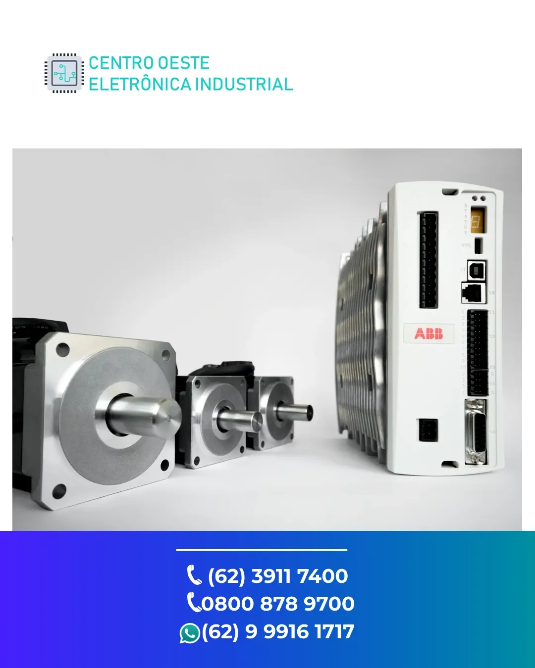 SUPORTE TÉCNICO SERVO DRIVE ABB MICROFLEX E100 GOIÁS