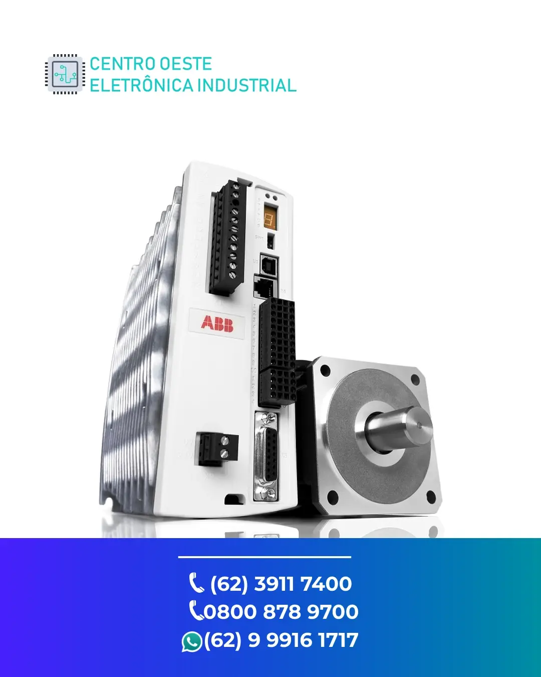 SUPORTE TÉCNICO SERVO DRIVE ABB MICROFLEX GOIÁS