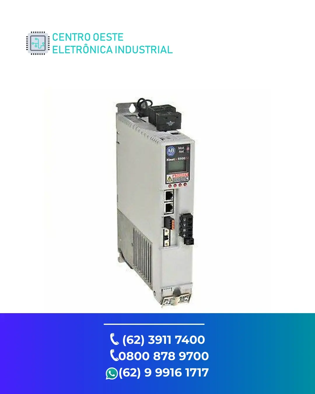SUPORTE TÉCNICO SERVO DRIVE ALLEN BRADLEY KINETIX 3 BRASIL