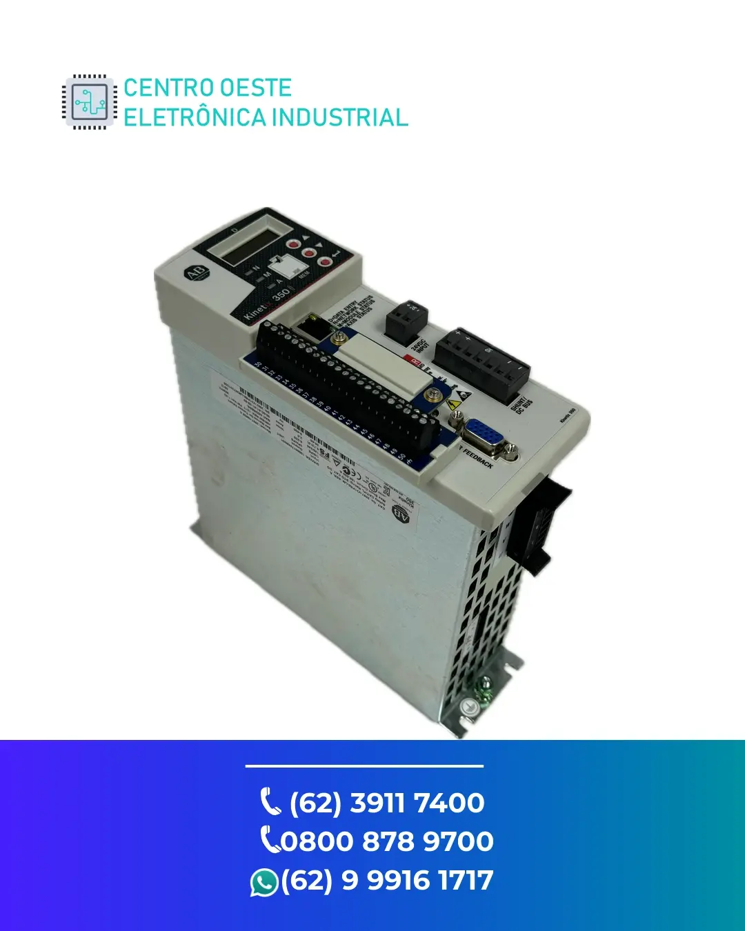 SUPORTE TÉCNICO SERVO DRIVE ALLEN BRADLEY KINETIX 350 GOIÁS