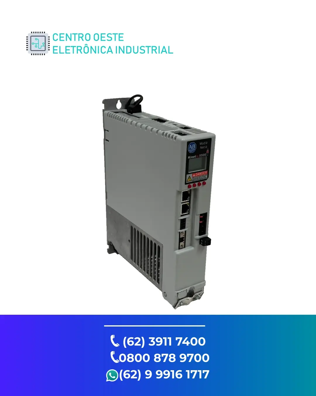 SUPORTE TÉCNICO SERVO DRIVE ALLEN BRADLEY KINETIX 5500 BRASIL
