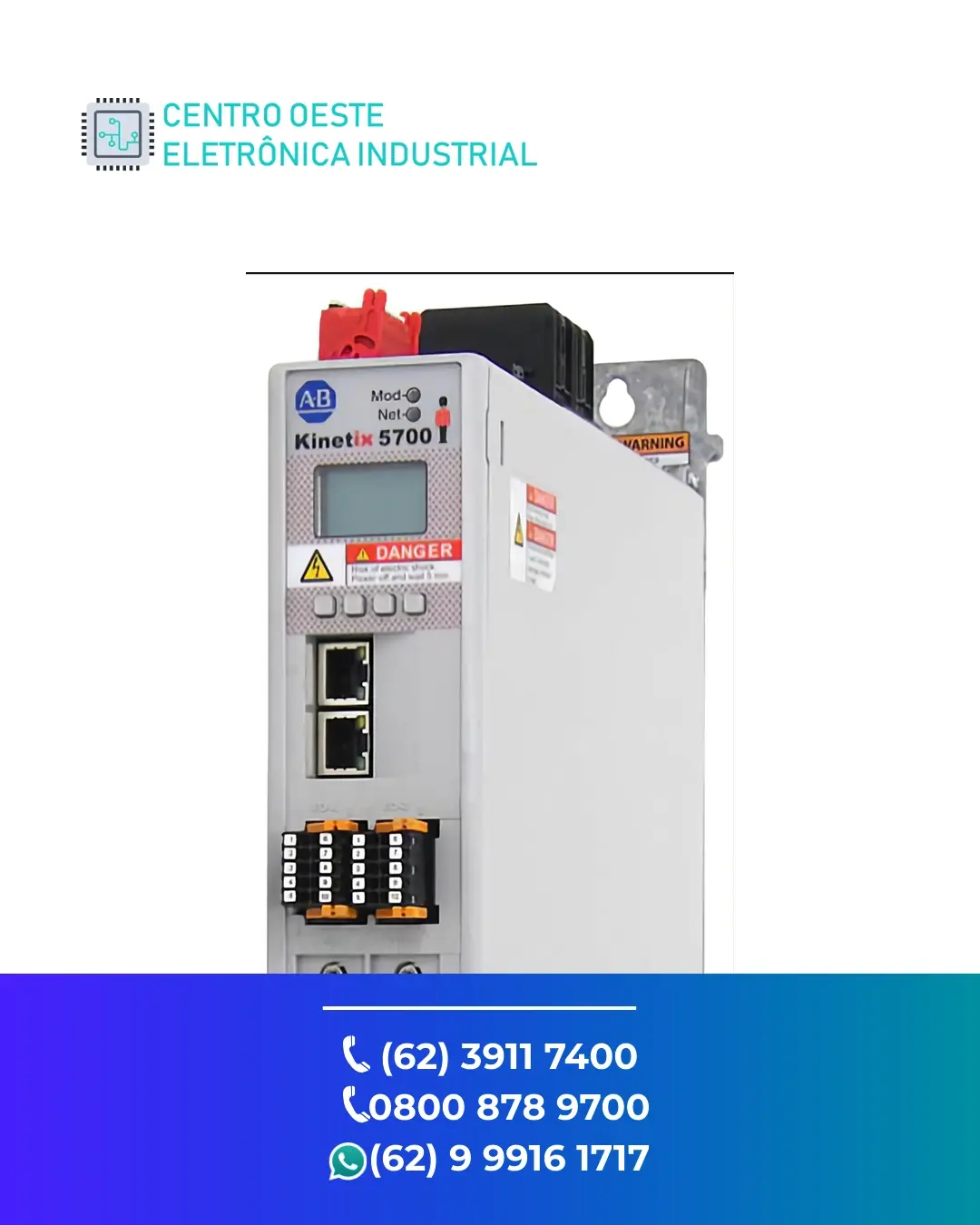 SUPORTE TÉCNICO SERVO DRIVE ALLEN BRADLEY KINETIX 5700 BRASIL