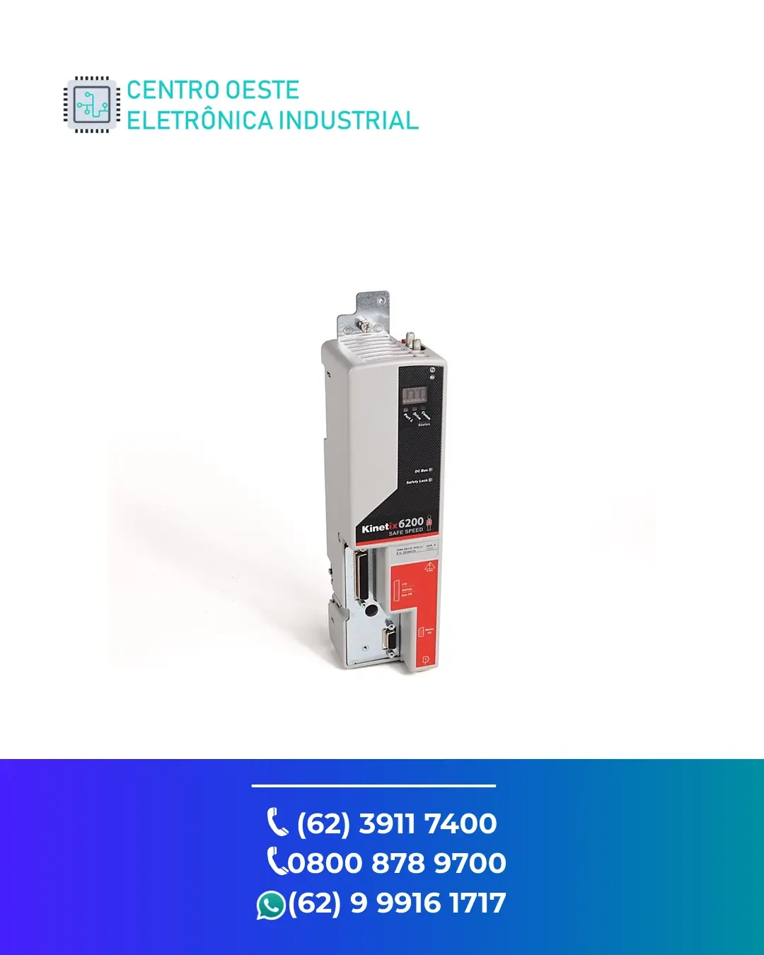 SUPORTE TÉCNICO SERVO DRIVE ALLEN BRADLEY KINETIX 6200 GOIÁS
