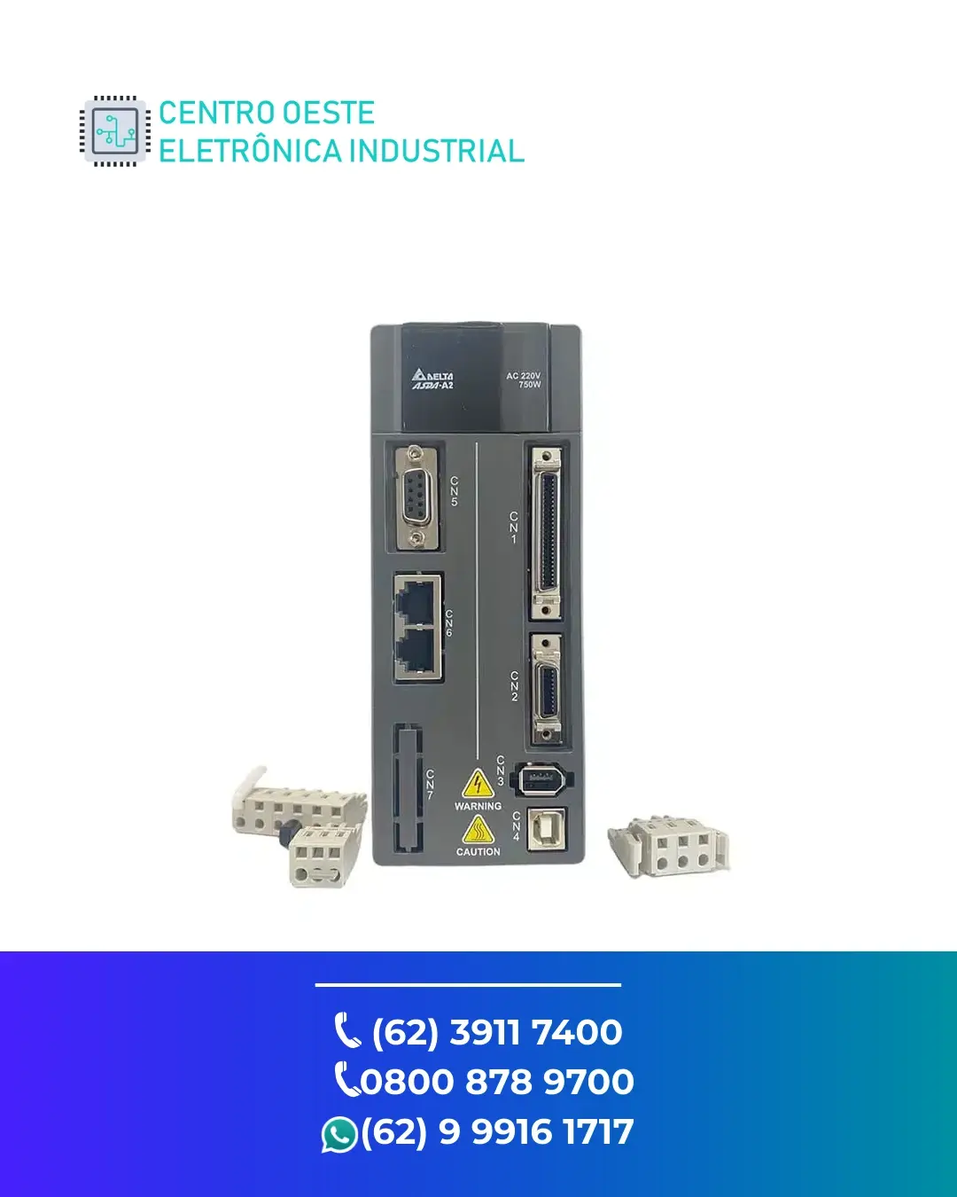 SUPORTE TÉCNICO SERVO DRIVE DELTA ASDA M GOIÁS