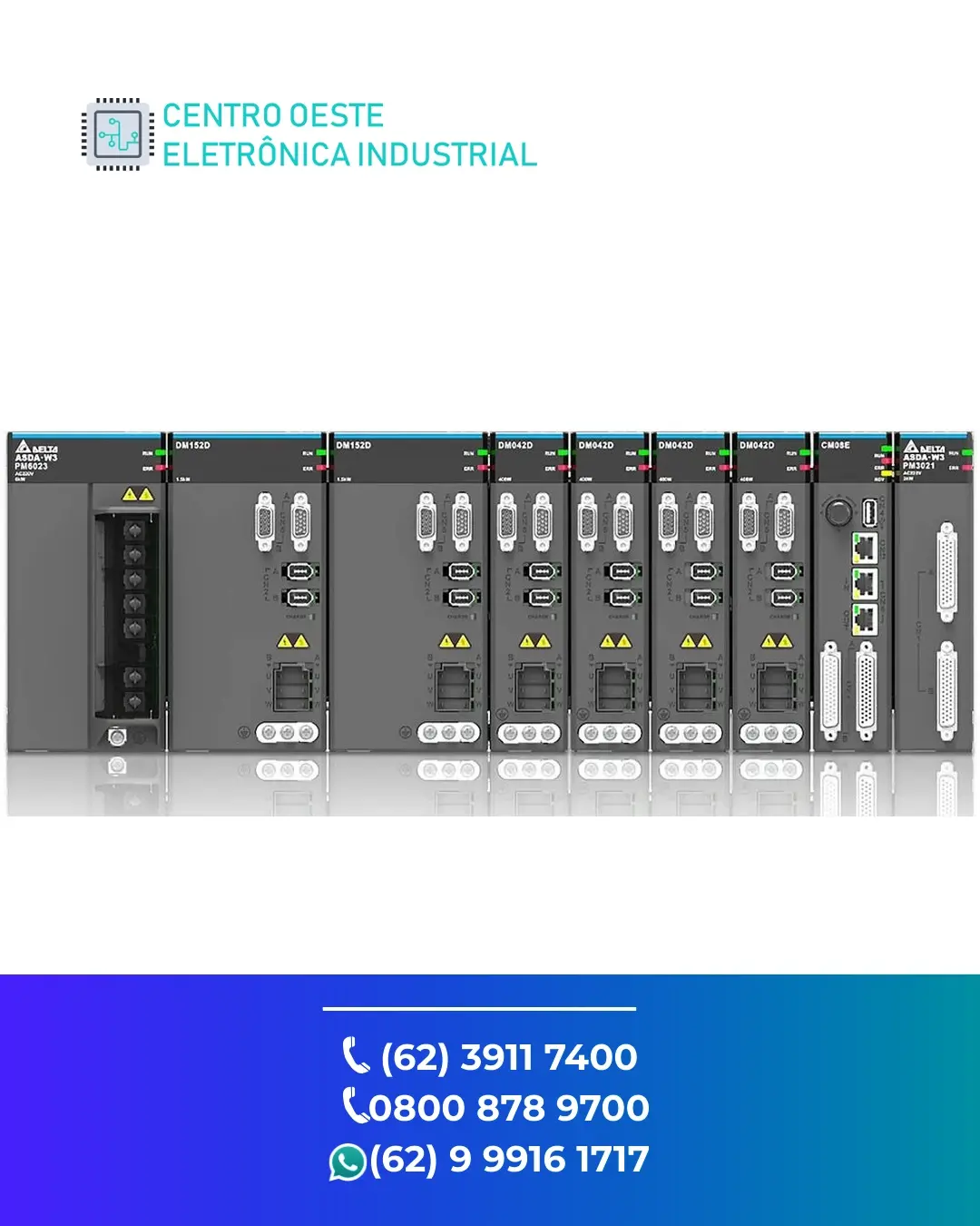 SUPORTE TÉCNICO SERVO DRIVE DELTA ASDA W3 GOIÁS