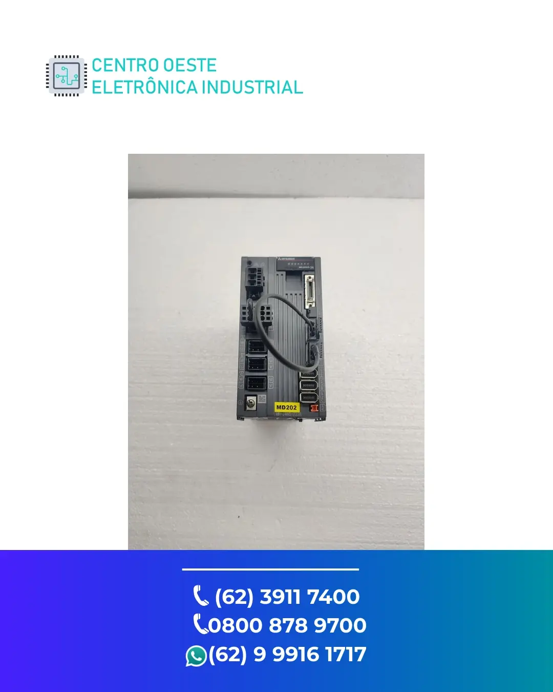 SUPORTE TÉCNICO SERVO DRIVE MITSUBISHI MR J4W GOIÁS
