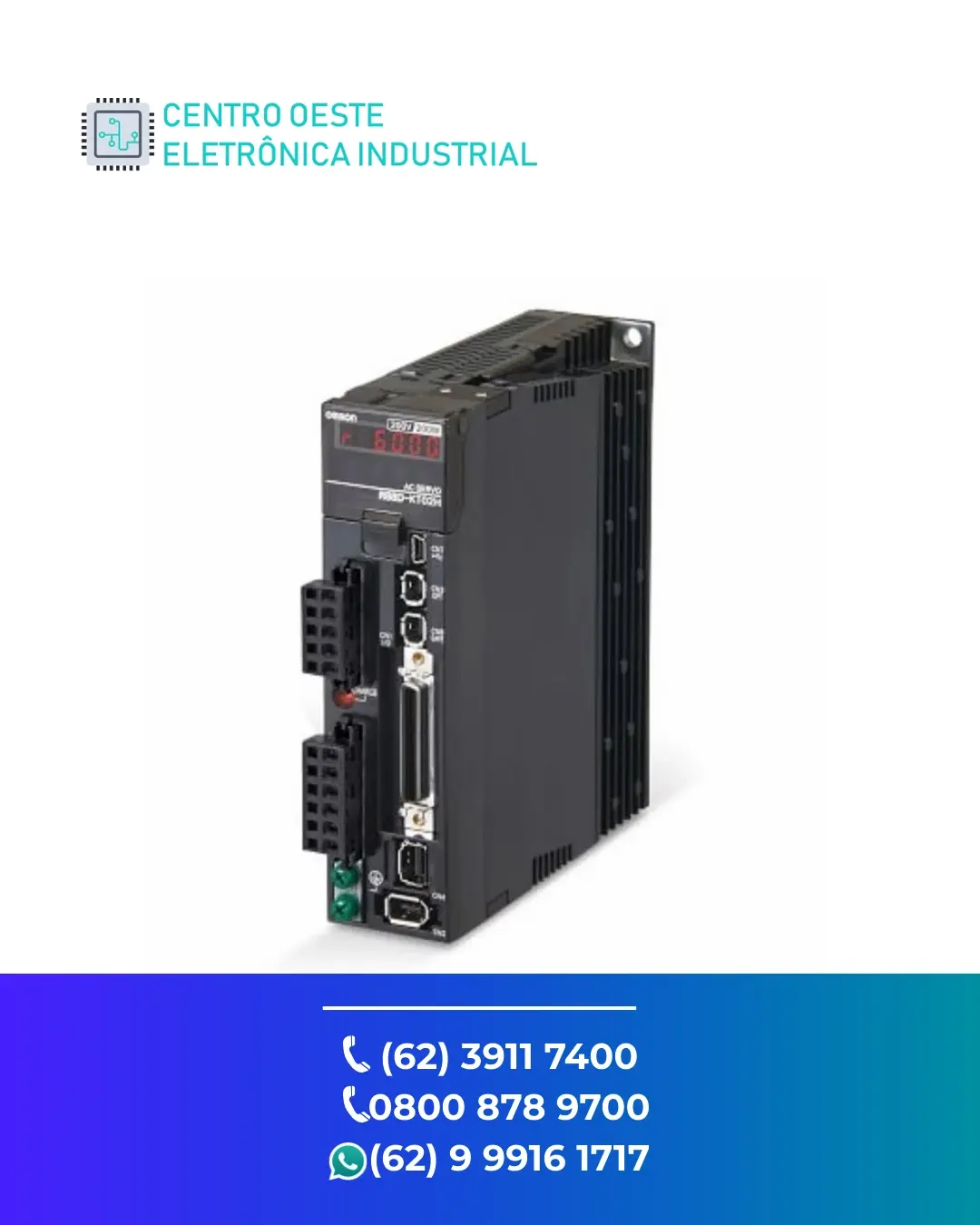 SUPORTE TÉCNICO SERVO DRIVE OMRON R88D GOIANIA