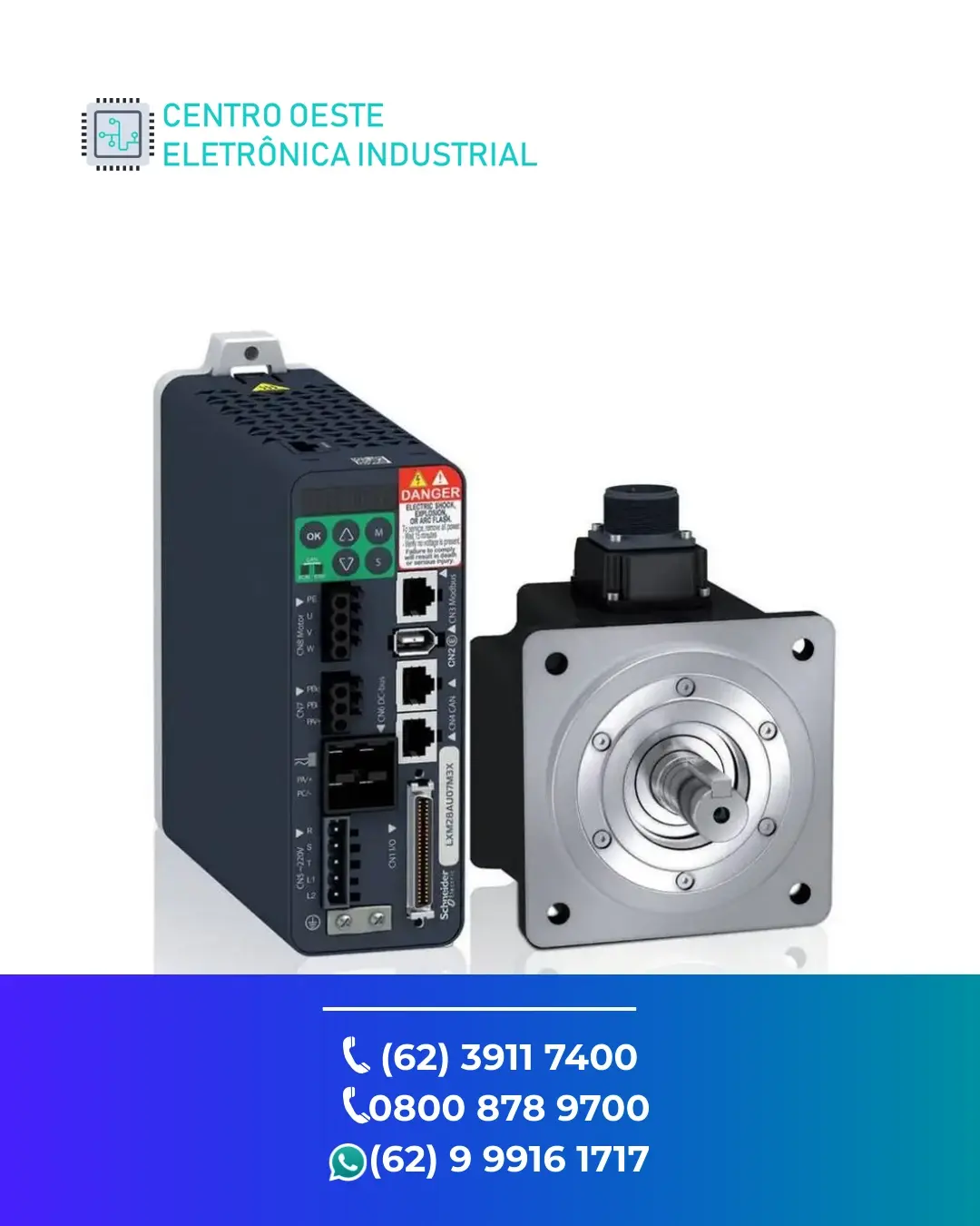 SUPORTE TÉCNICO SERVO DRIVE SCHNEIDER LEXIUM 23 GOIANIA