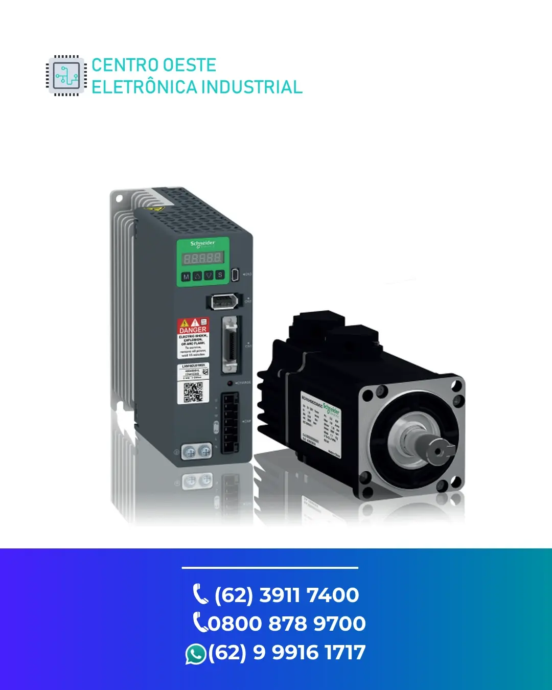 SUPORTE TÉCNICO SERVO DRIVE SCHNEIDER LEXIUM 62IL GOIANIA