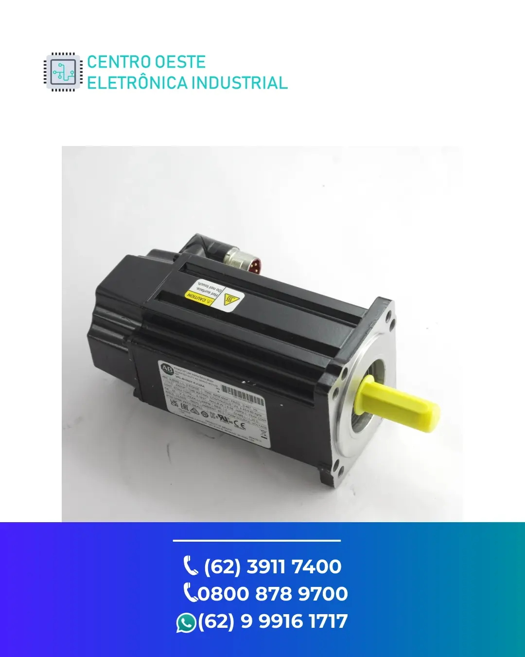 SUPORTE TÉCNICO SERVO MOTOR ALLEN BRADLEY VPL BRASIL