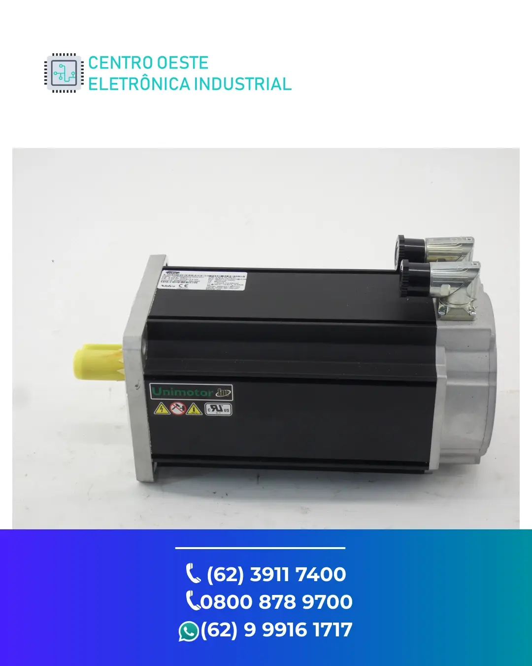 SUPORTE TÉCNICO SERVO MOTOR CONTROL TECHNIQUES UNIMOTOR FM GOIANIA