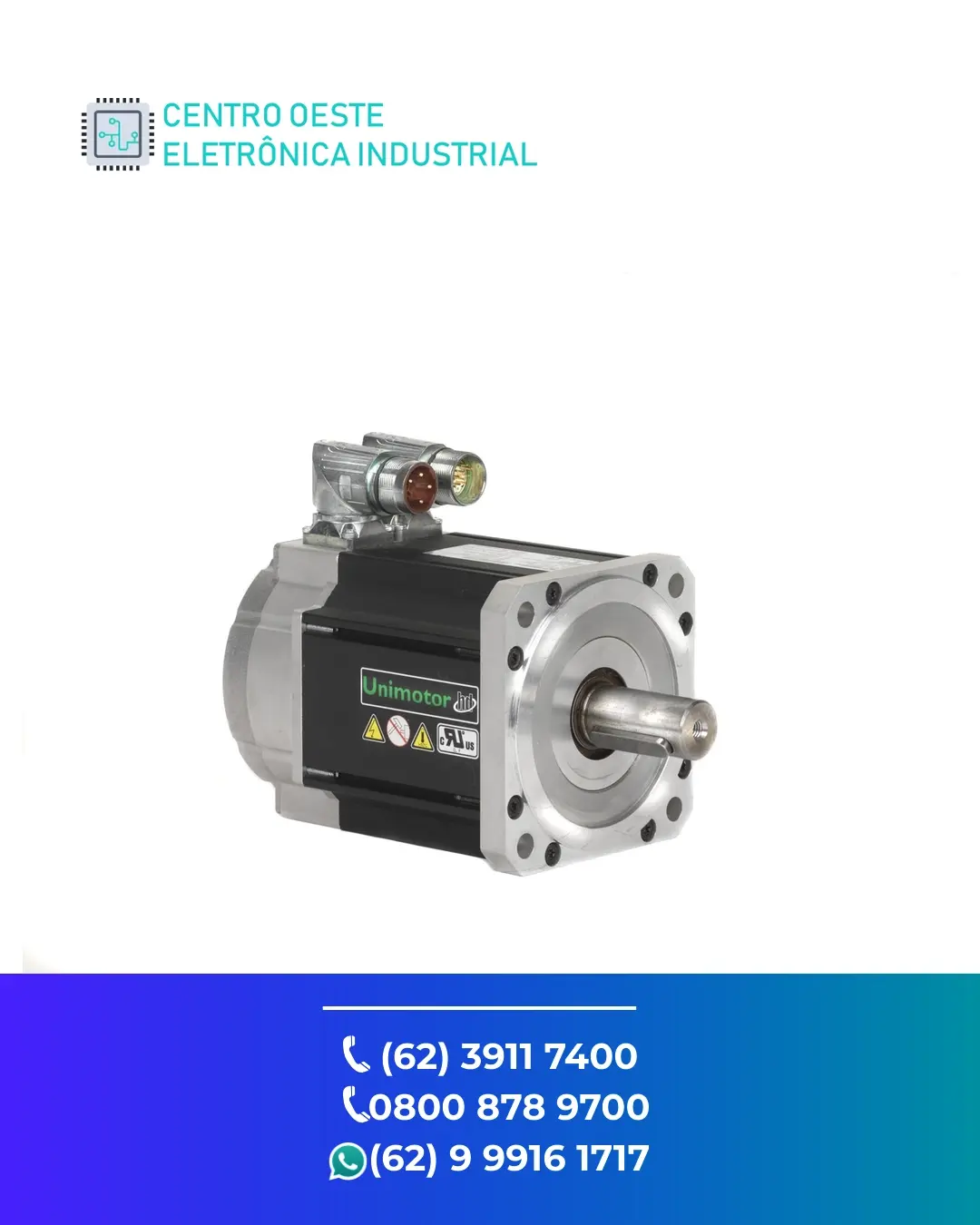 SUPORTE TÉCNICO SERVO MOTOR CONTROL TECHNIQUES UNIMOTOR GOIÁS