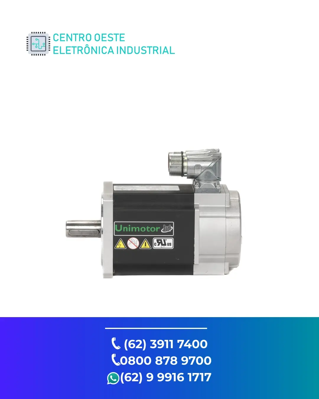 SUPORTE TÉCNICO SERVO MOTOR CONTROL TECHNIQUES UNIMOTOR HD GOIÁS
