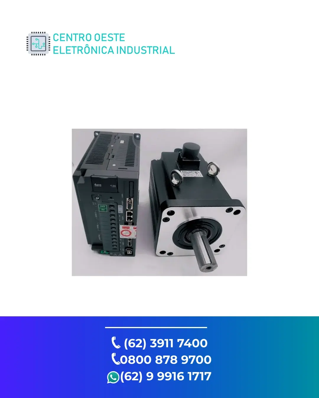 SUPORTE TÉCNICO SERVO MOTOR DELTA ECMC GOIÁS