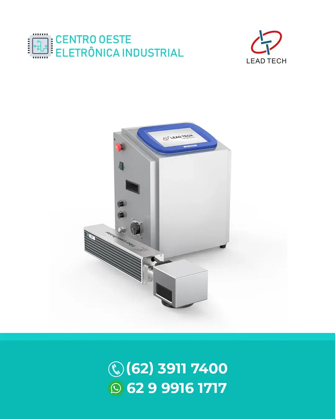 REVISÃO MÁQUINA DE MARCAÇÃO A LASER DE FIBRA 30W LEAD TECH BRASIL